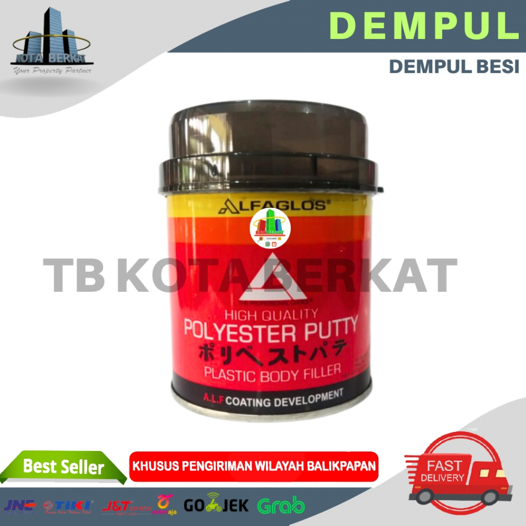 DEMPUL ALFAGLOS PUTTY/ DEMPUL ALF/ POLYESTER PUTTY ALFAGLOS 250 GR