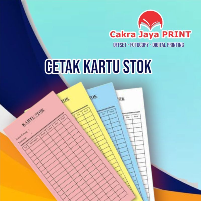 

CETAK KARTU STOK BARANG / STOK OBAT ISI 100 LEMBAR