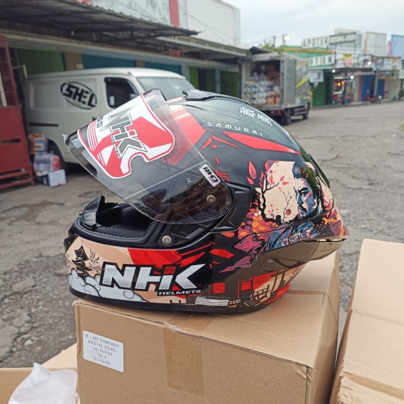 Helm NHK Mark1 motif helm fullface NHK original SNI
