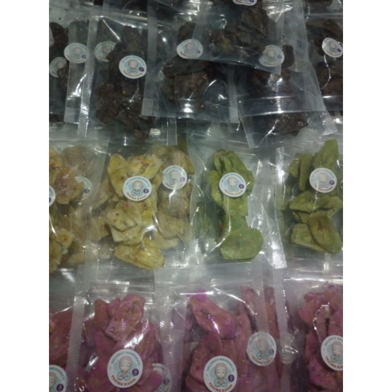 

Kripik Pisang Coklat Lumer 35gr mini || Murah, Meriah