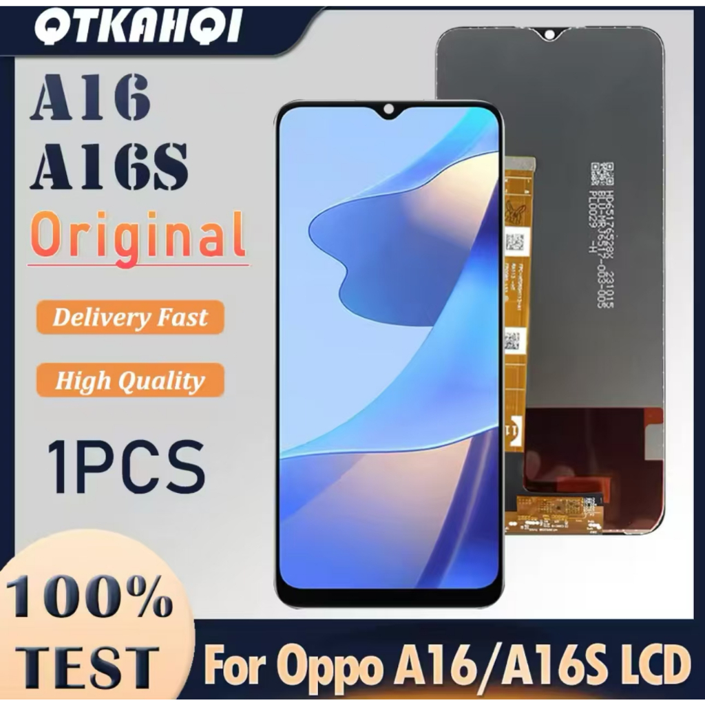 6.52" Original For Oppo A16 LCD CPH2269 Display Touch Screen Digitizer Assembly For Oppo A16s LCD CP