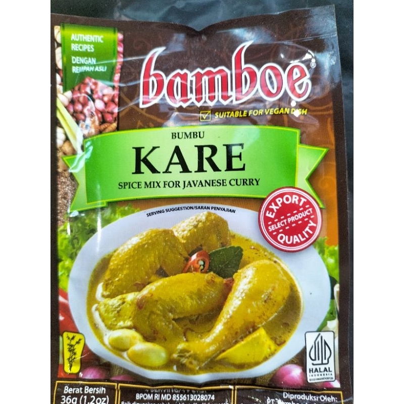 

Bamboo Bumbu Kare Spice Mix for Javanese Curry