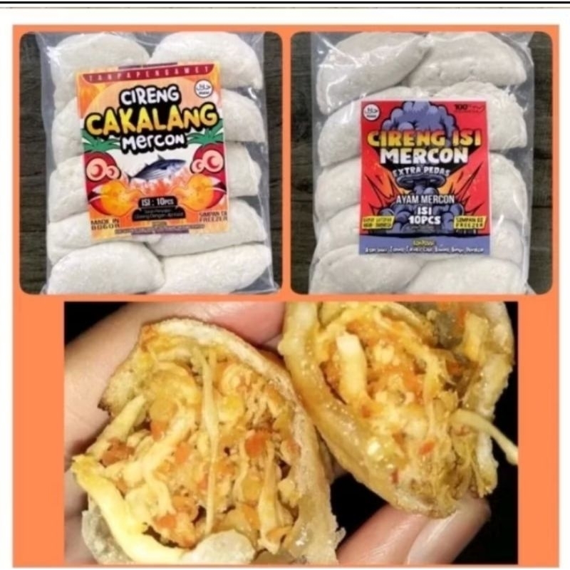 

Cireng Isi Ayam pedas / Cakalang / Ori Bogor Frozen