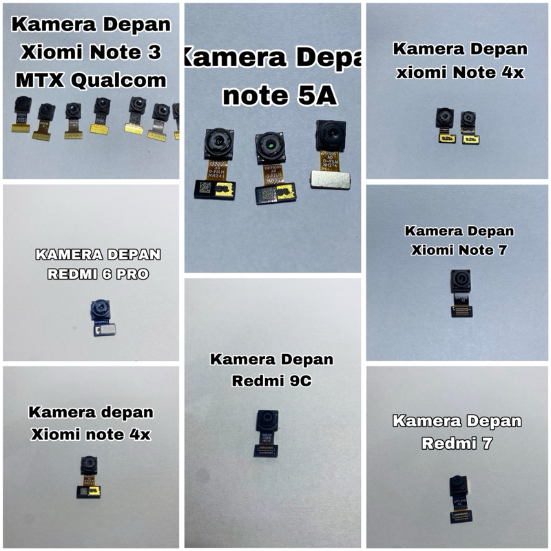 Kamera Depan xiomi Redmi9c Redmi6pro redmi7 note4x Note7 note5a note3