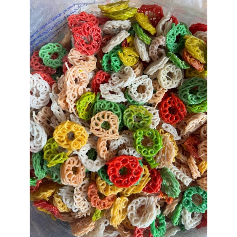 

kerupuk mawar warna jumbo