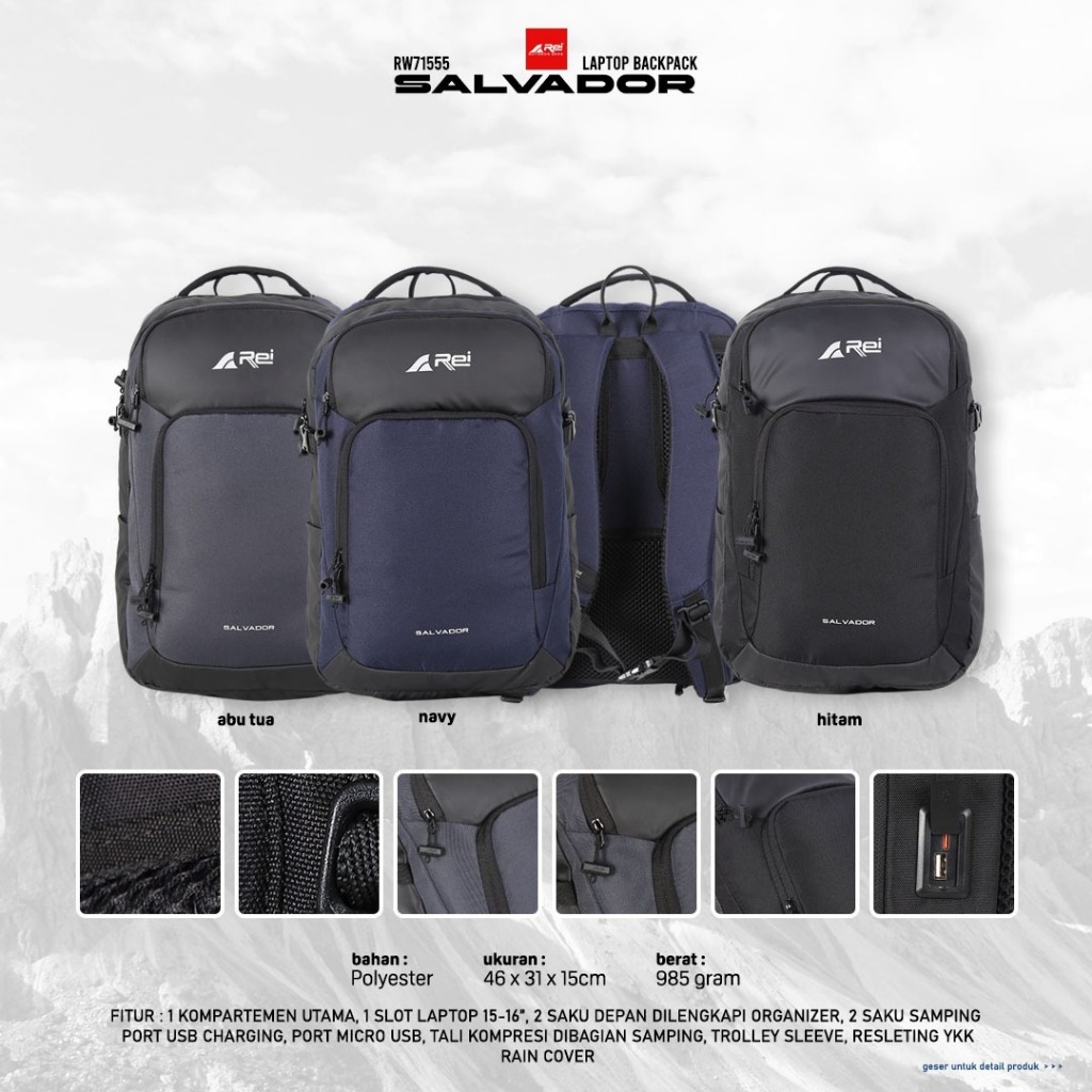 Ransel Salvador Daypack Arei Outdoorgear