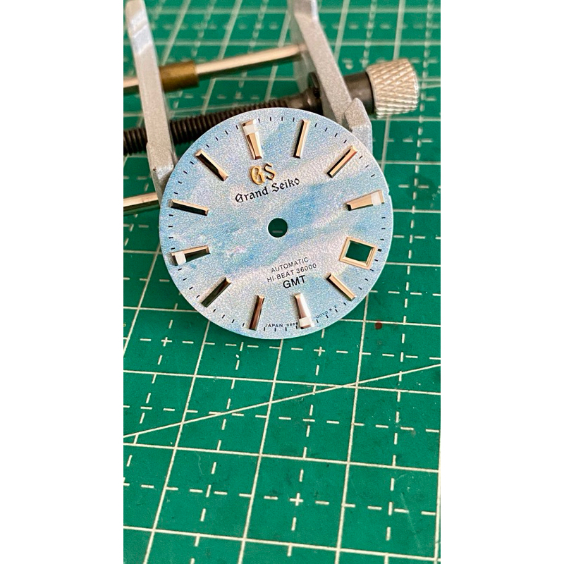 Produk Impor plat dial jam Seiko nh35 GS Grand seiko Dial size 28.5mm