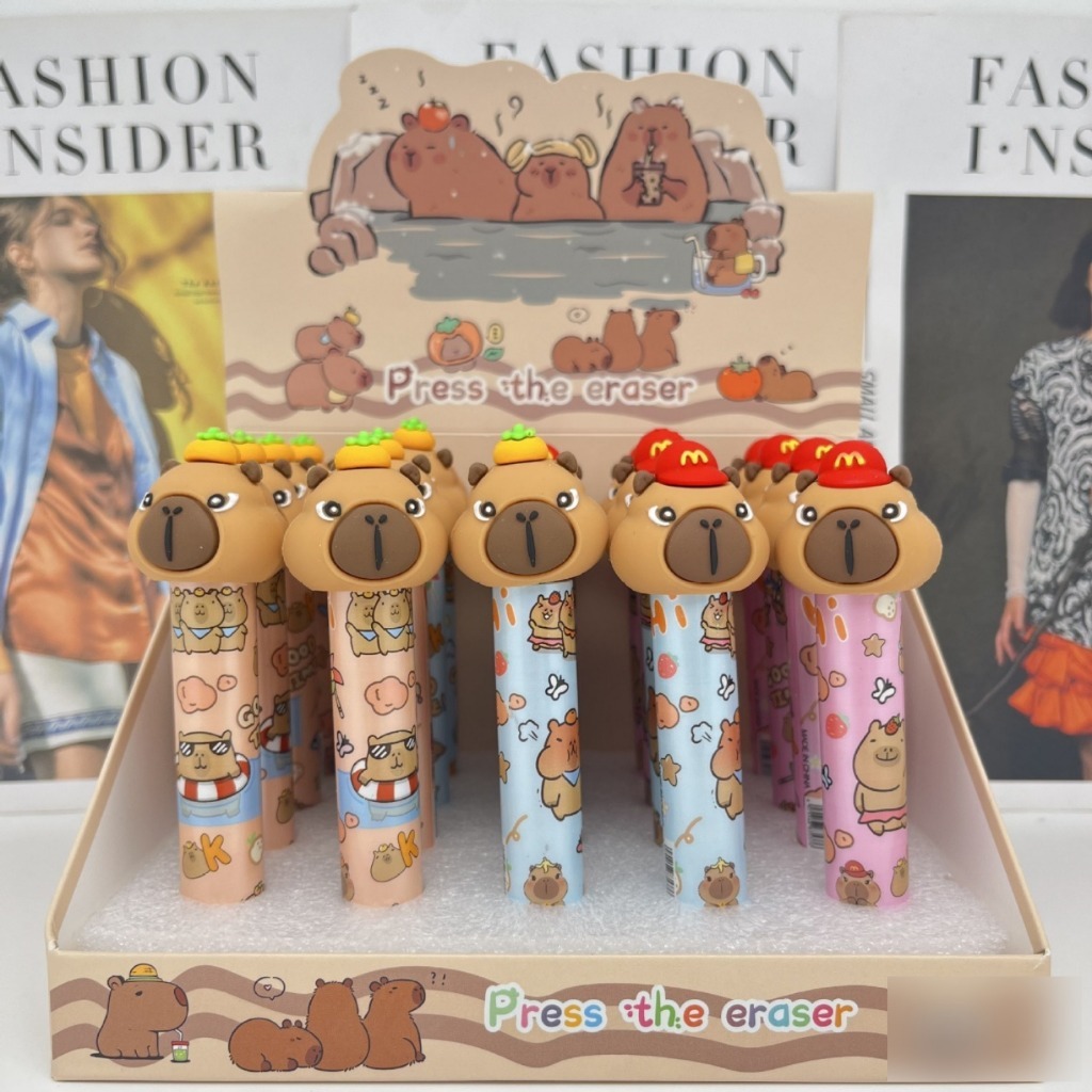 

PENGHAPUS PRESS CAPYBARA | PENGHAPUS CETEK LUCU | CAPYBARA | LABUBU | KUROMI | MELODY | CINAMORROL | POMPOMPURIN | PENGHAPUS PENSIL | PRESS ERASER CAPYBARA | PERLENGKAPAN ALAT TULIS | ALAT TULIS KANTOR | STATIONERY CAPYBARA | STIP | SETIP|GD