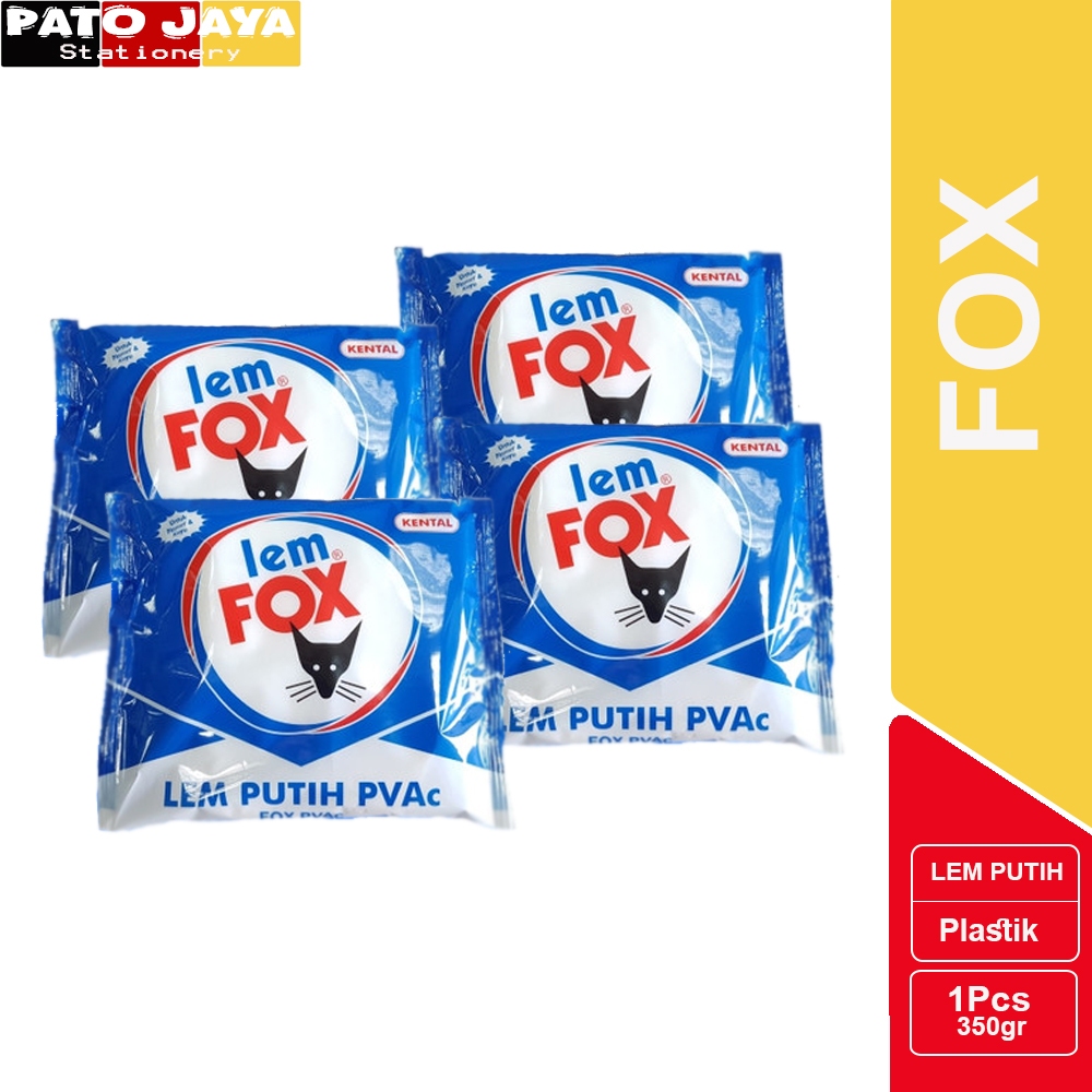 

LEM FOX PLASTIK 350GR / LEM FOX BOTOL 150GR / LEM FOX STIK 60GR