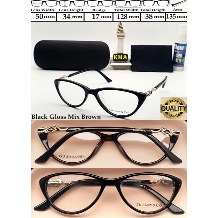 kacamata minus TIFFANY & Co frame kacamata cat eye minus premium 4
