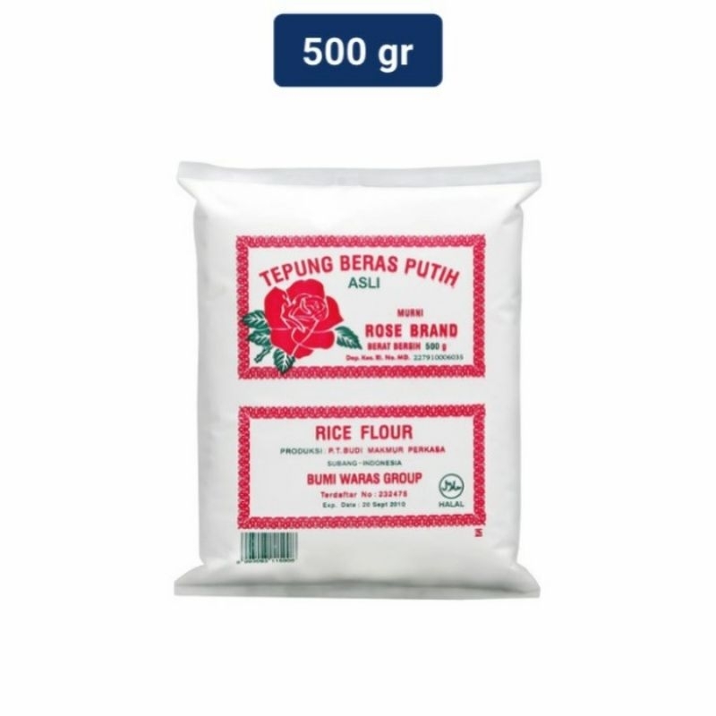 

Tepung Beras Putih Asli Rose Brand Flour Rice 500 gr
