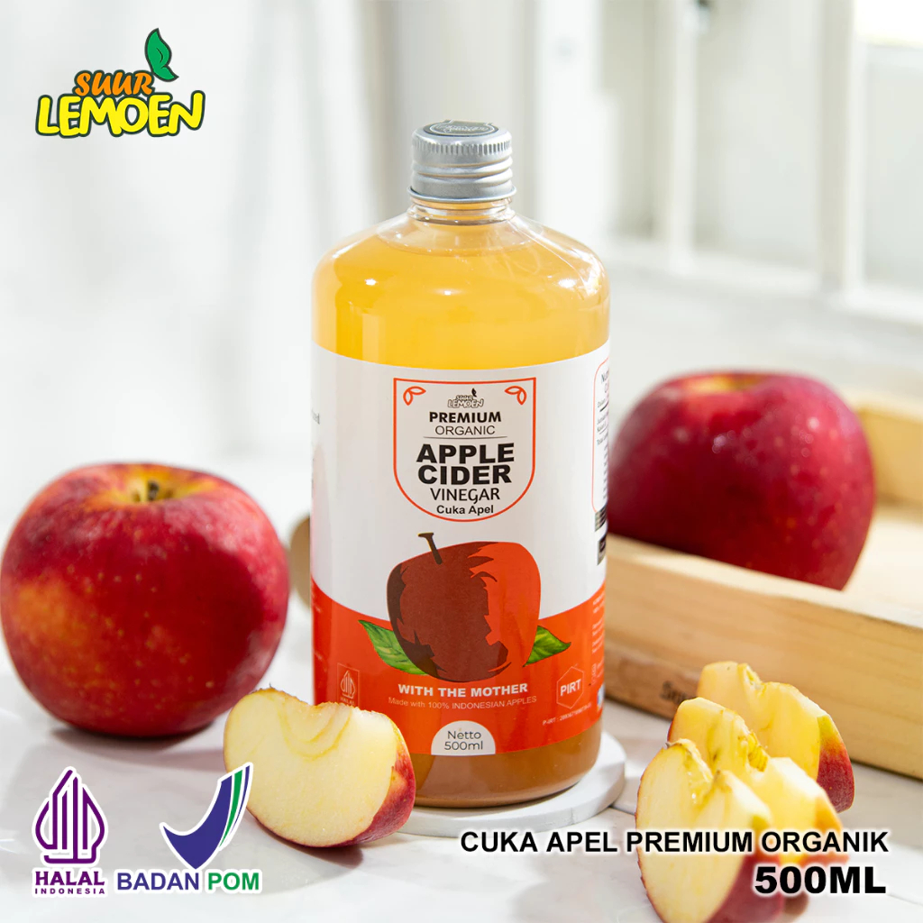 

Suur Lemoen - Apple Cider Vinegar 250 ml - 500 ml - Cuka APEL Premium Organic By LEMOEN JAKARTA TIMUR