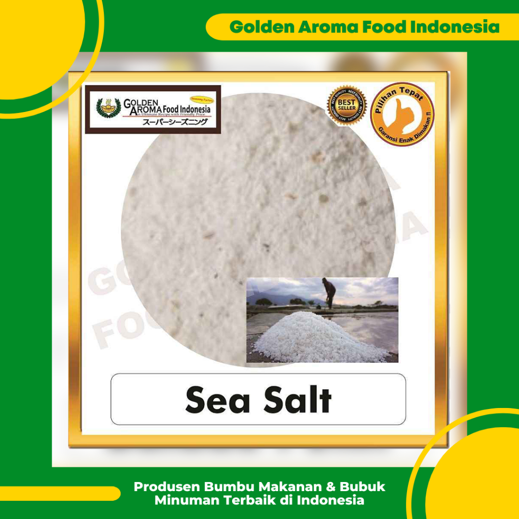 

Bumbu Tabur Rasa Sea Salt 1Kg Bubuk Tabur Garam Laut 1 Kg Seasoning Powder Murah Enak Halal GAFI