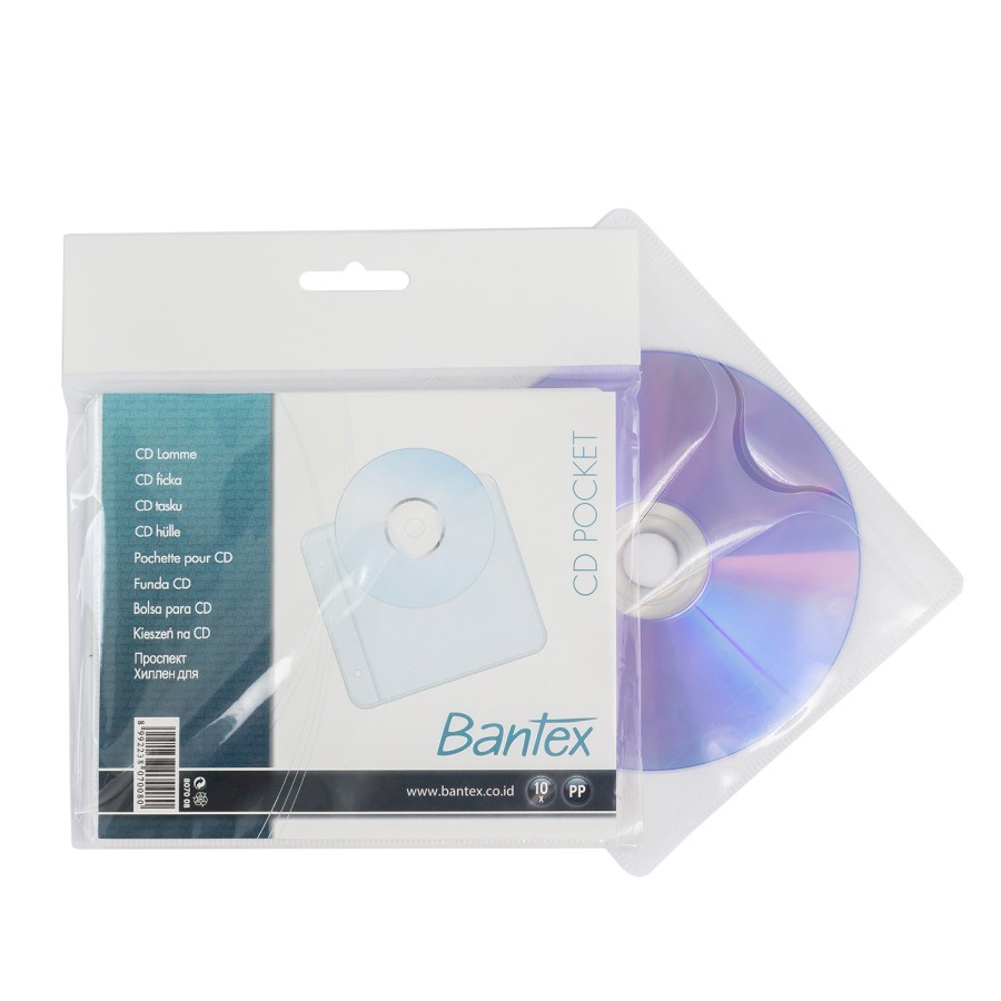 

Bantex Refill CD Pocket 10 Sheets (2 holes) #8070 08