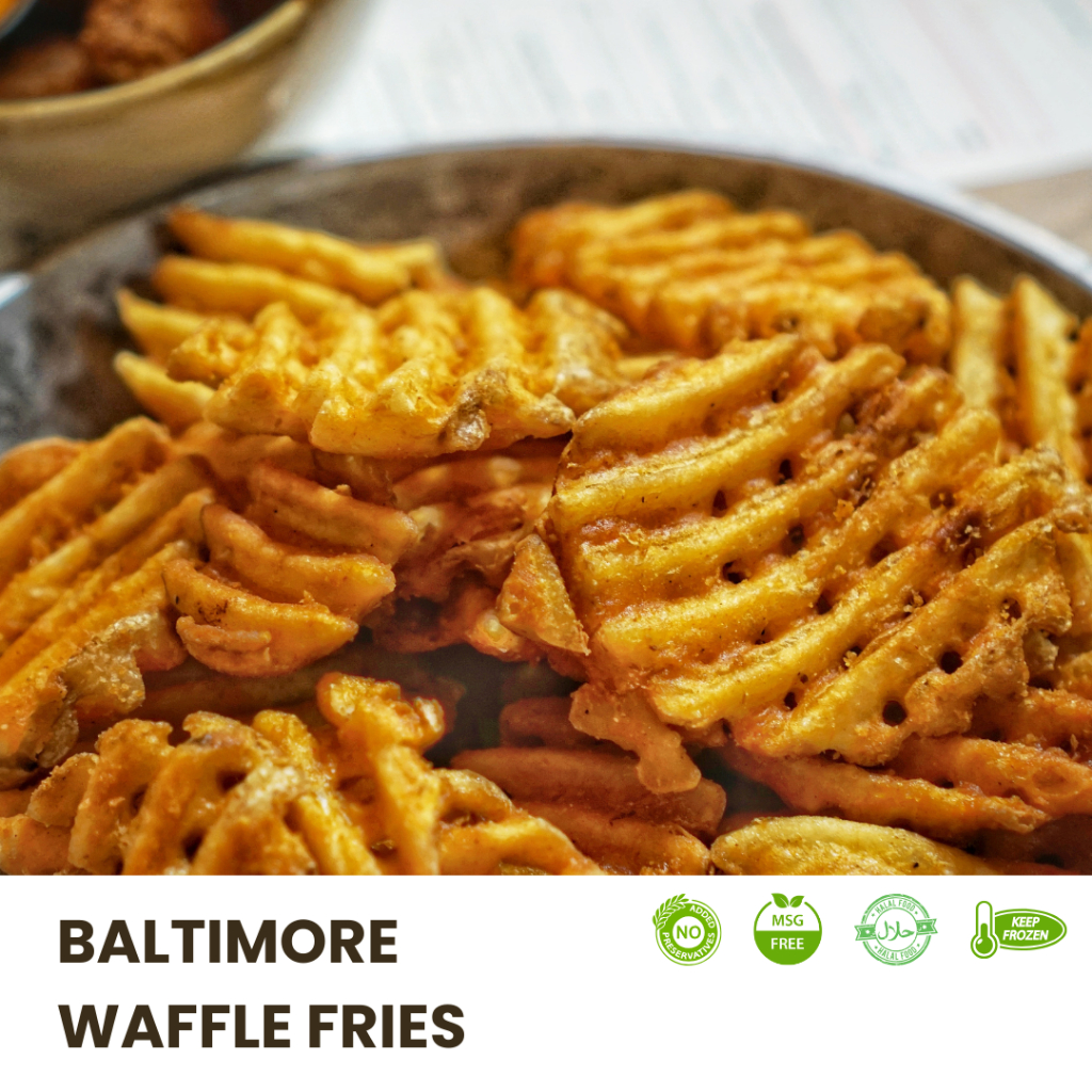 

Best Seller Waffle Fries berbumbu, Tinggal Goreng , Fav Resto, Kafe, Hotel, Dijamin Kualitas premium