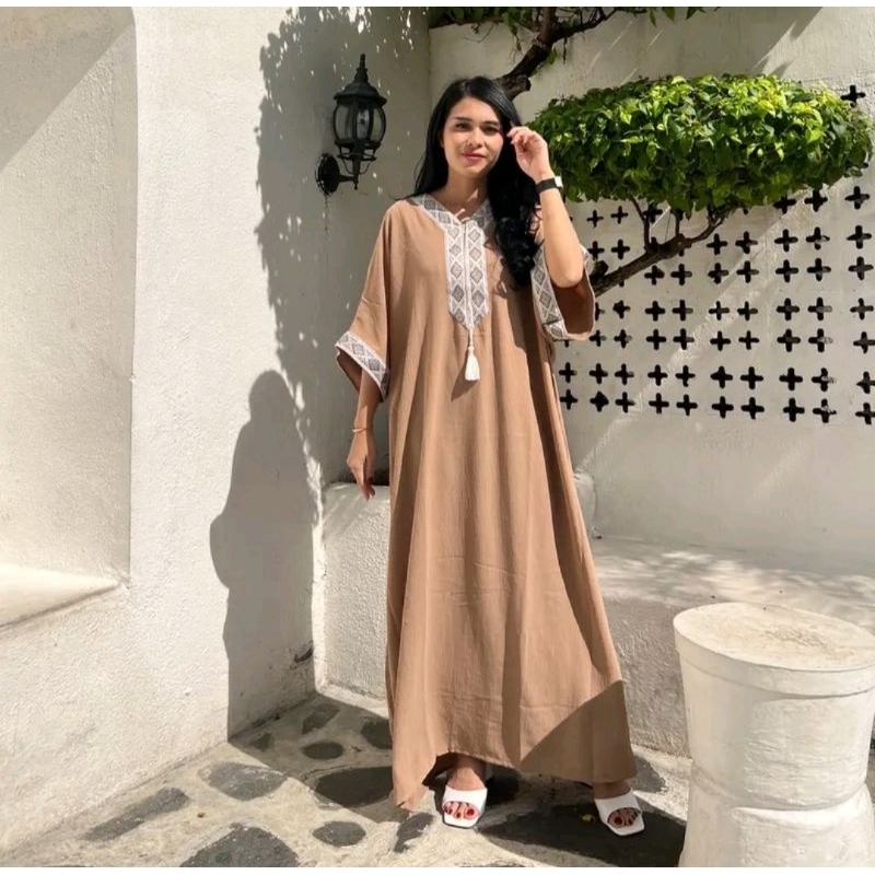 KAFTAN WANITA/KAFTAN BAJU LEBARAN TERBARU/KAFTAN WANITA/GAMIS BAJU WANITA