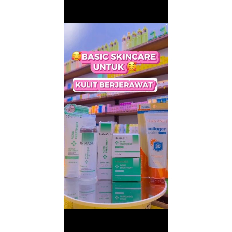 HANASUI SKINCARE PAKET ACNE+ SUNSCREEN