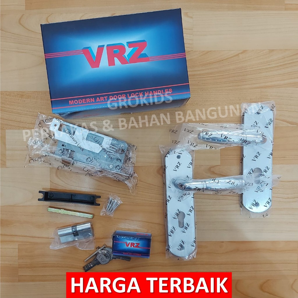 VRZ Kunci Handle Pintu Komplit Set Lengkap | Gagang Pintu Set Lengkap