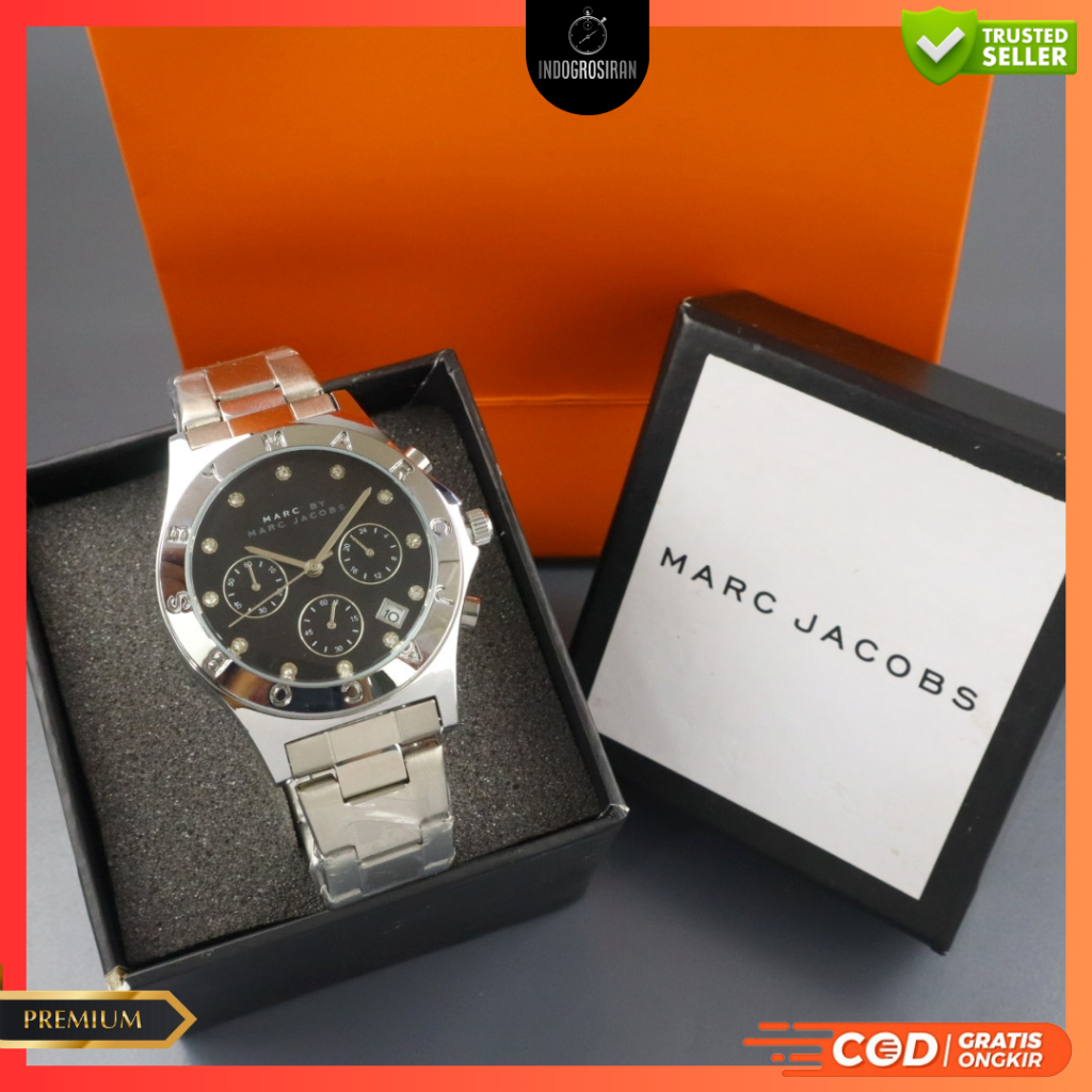 Jam Tangan Pria Marc Jacobs 7722 Tanggal Chrono Aktif Bisa Bayar Ditempat - COD - Best Seller