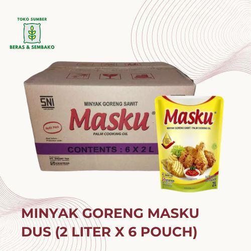 

Minyak goreng MASKU 2 liter dus (2 liter x 6 pouch)