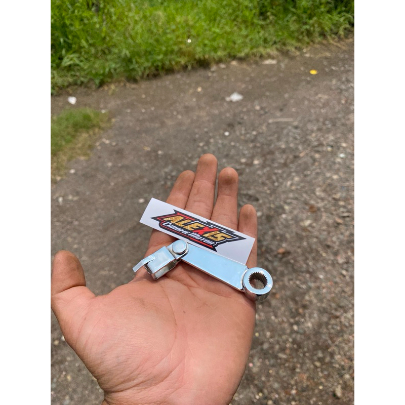 TUAS AS STUT KOPLING R25 MT25 FIZ FIZR ORIGINAL FULL CHROME