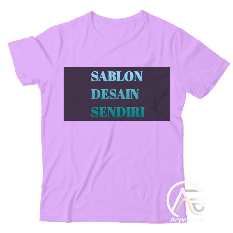 BAJU ANAK KAOS ANAK DESAIN SENDIRI