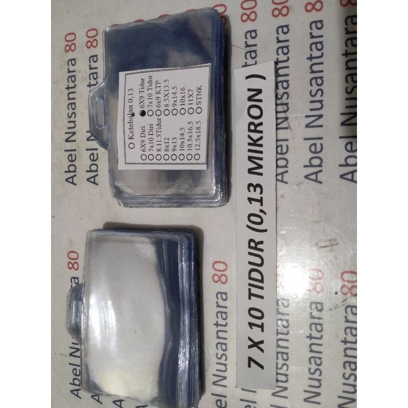 

plastik panitia tebal 0, 13 mikron Uk 7x10 Tidur isi 100 pcs