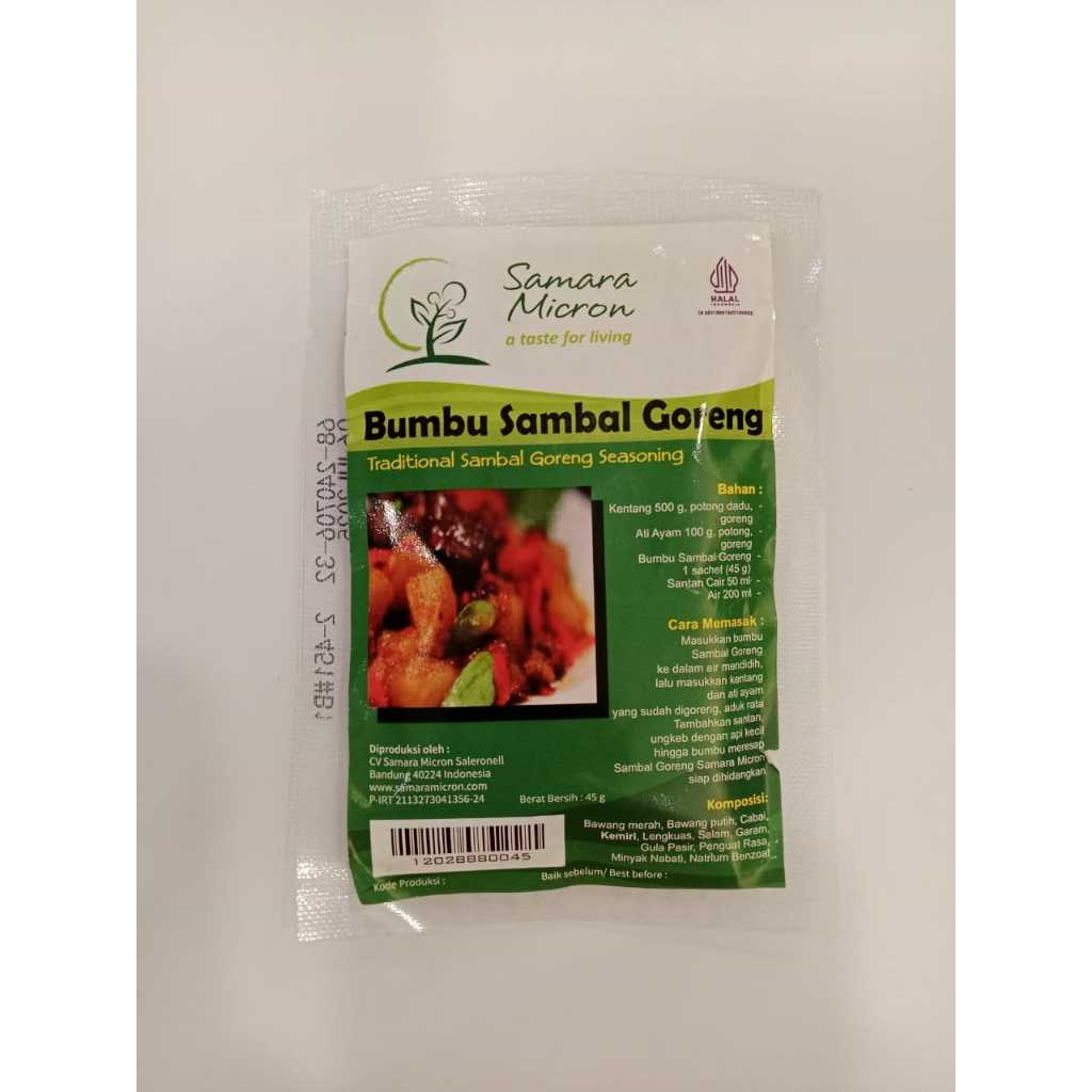 

Samara Micron Bumbu Sambal Goreng Tradisional