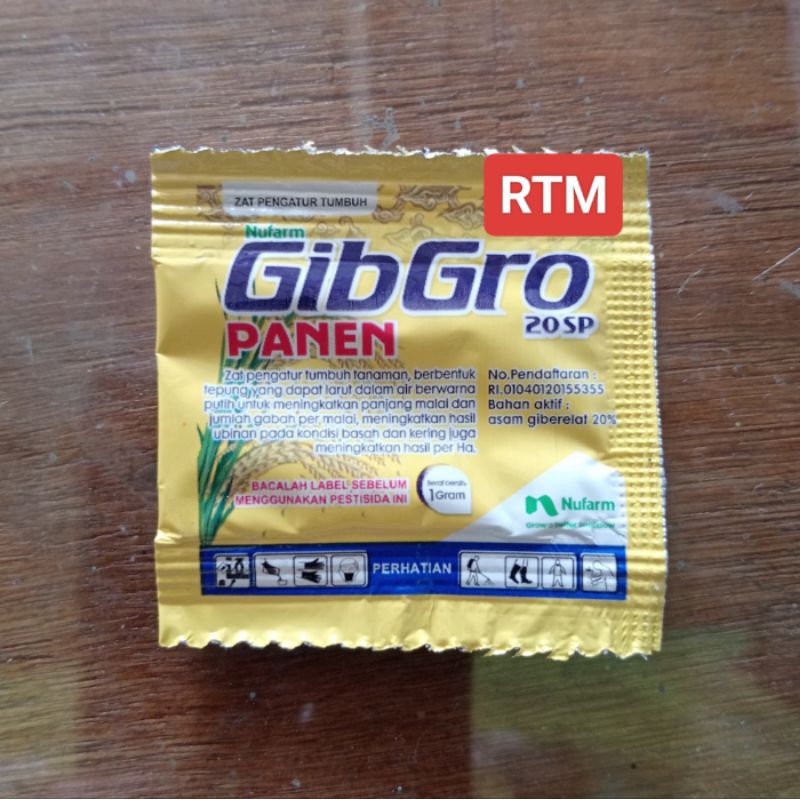 GIBGRO 20 SP ZPT Percepat Panen Tanaman Padi