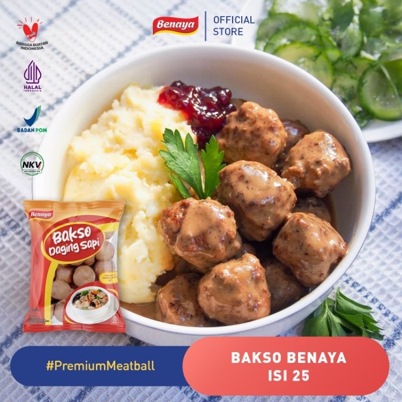 

Benaya Bakso Sapi Premium isi 25 [HALAL]