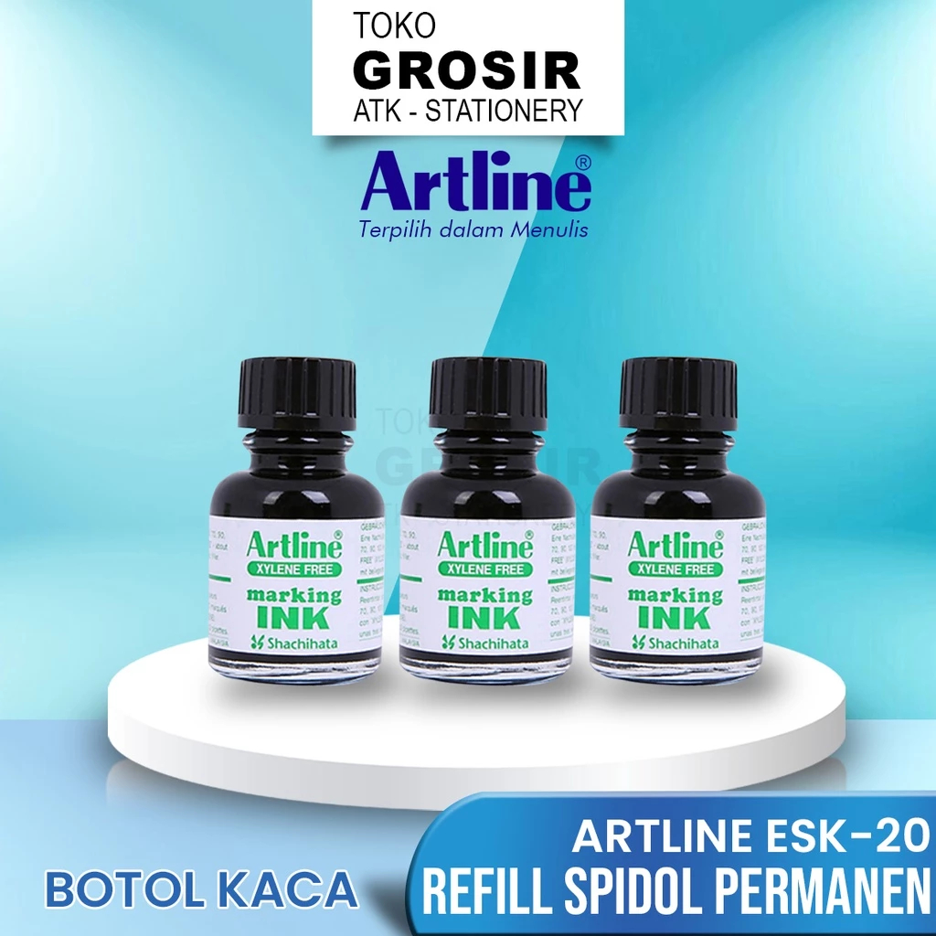 

(LIVE) ARTLINE Tinta Isi Ulang Refill Ink For Permanent Marker ESK-20