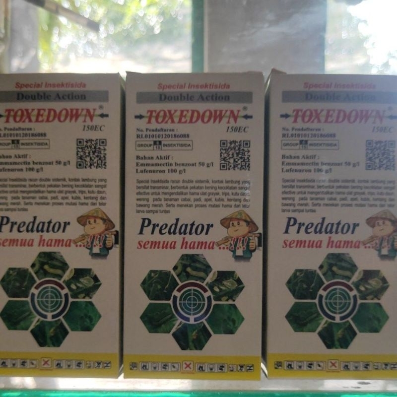obat pertanian insektisida ulat dan telur TOXEDOWN 250ML