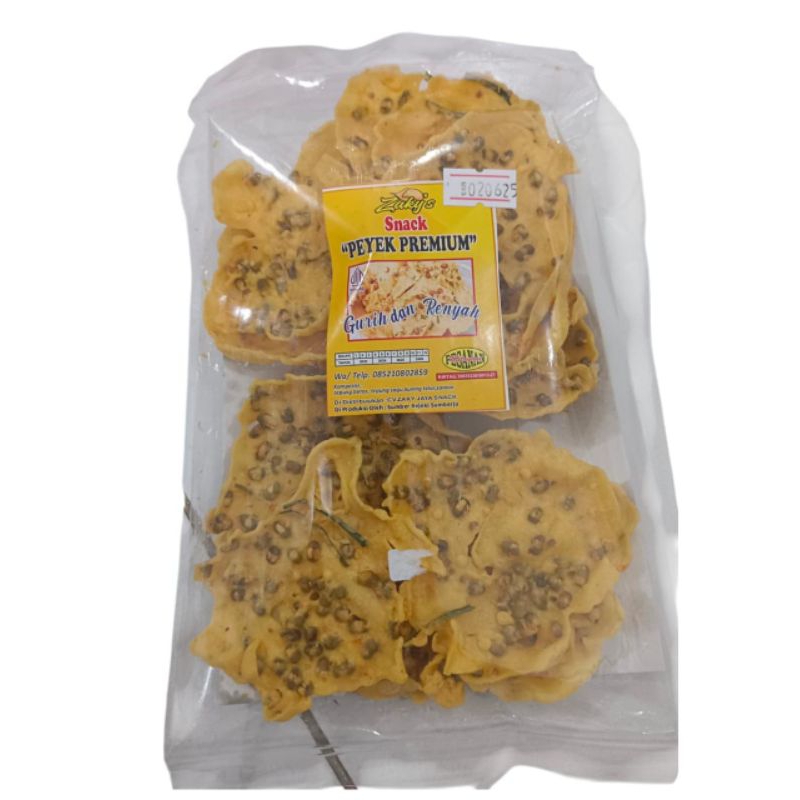 

Zaky jaya snack peyek premium peyek kacang hijau Berat kurleb 110gr