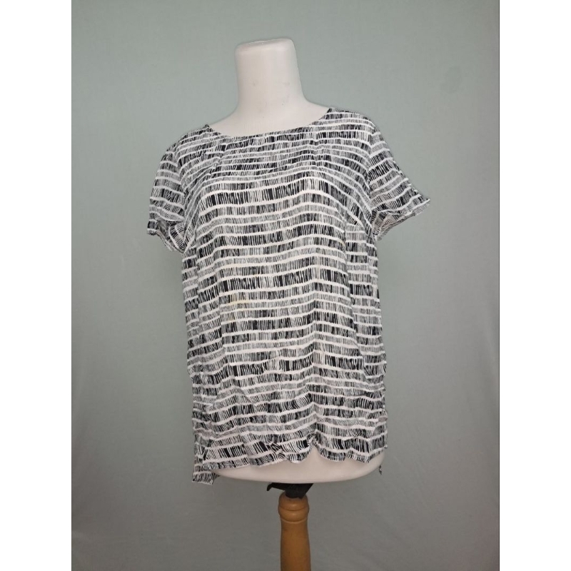 OLD NAVY - BLOUSE ATASAN WANITA BRANDED LENGAN PENDEK WHITE (GB-0394)