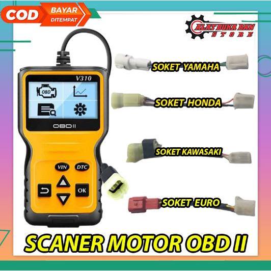 Scanner Motor Yamaha OBD II untuk motor OBD 2