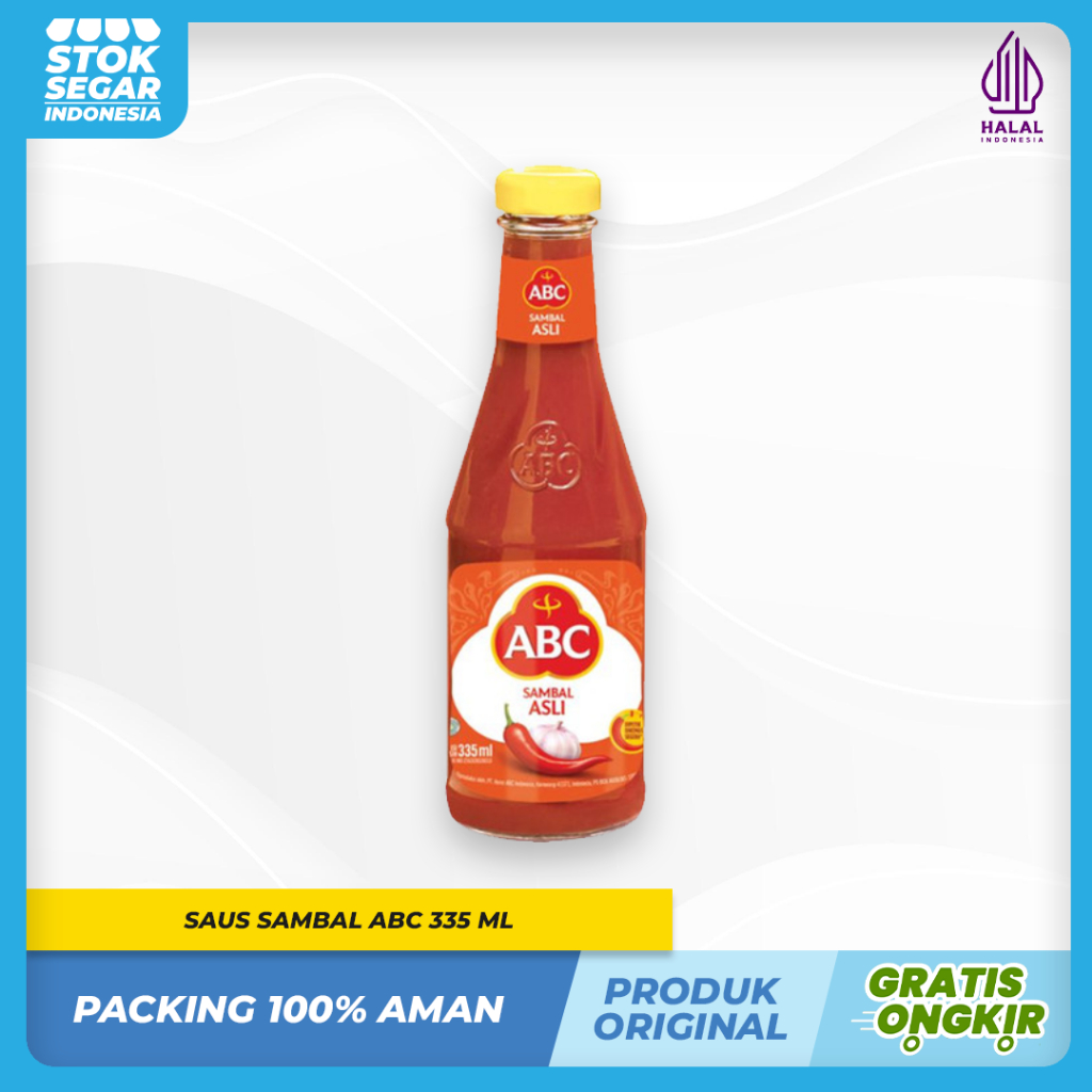 

Saos Sambal merk ABC Botol 335 Ml