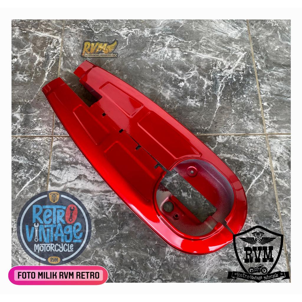 Ketengkes astrea honda maroon grand keteng grand tutup rantai honda grand merah maroon