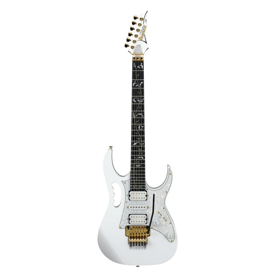 I01-JEM7VP-WH Ibanez Premium JEM7VP-WH Steve Vai Signature Electric Guitar, White