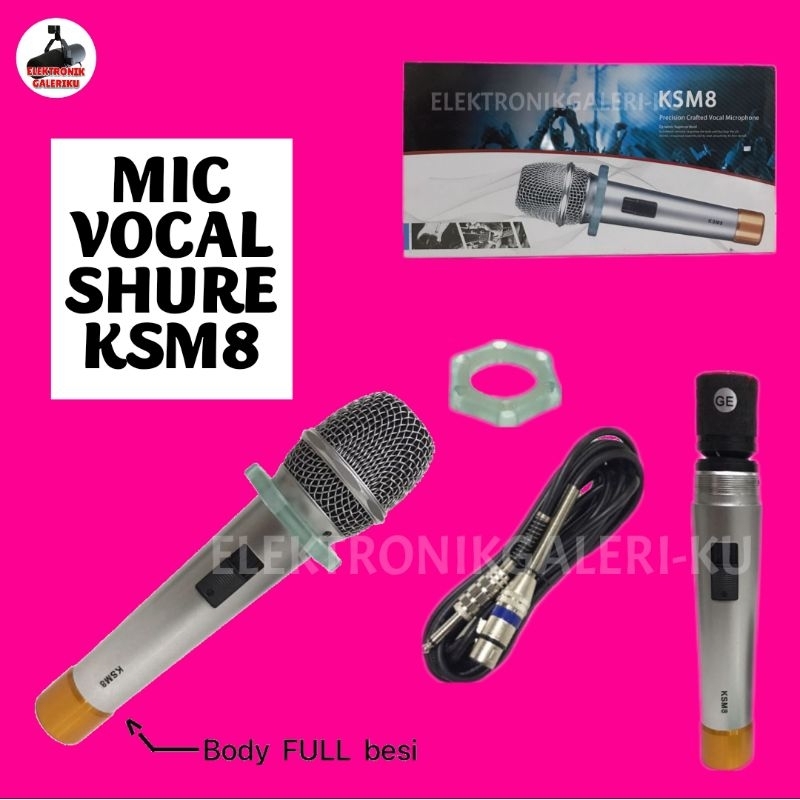 MIC VOCAL SHURE KSM8 SUARA BASS OK