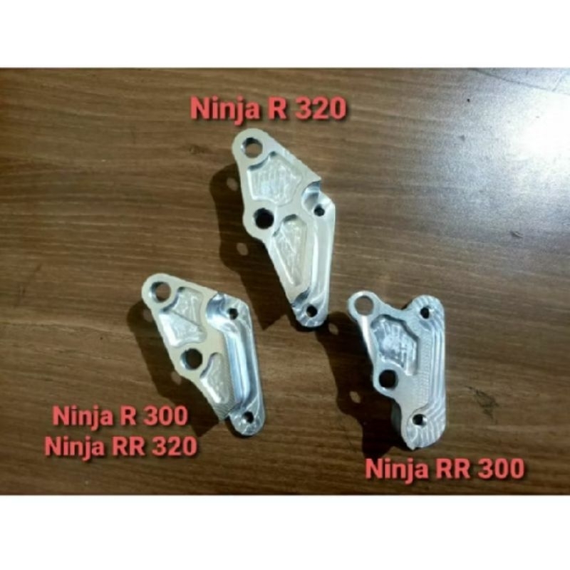 RC3 breket kaliper cakram breaket pala babi depan ninja 150 R RR disk 300mm 320mm Brembo 4P KTC 4P