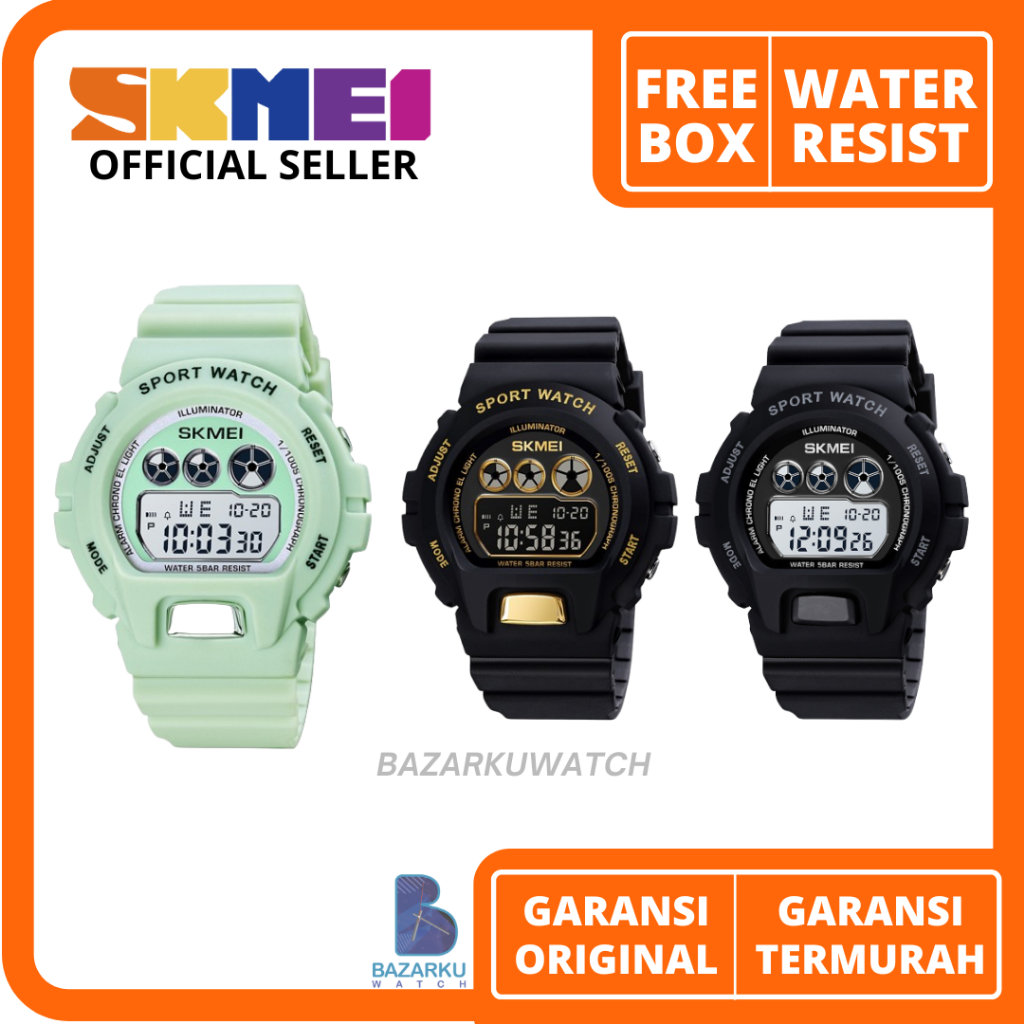 Jam Tangan SKMEI 1775 Jam Skmei Jam Tangan Cewek Jam Tangan Wanita Jam Tangan Digital Jam Cewek