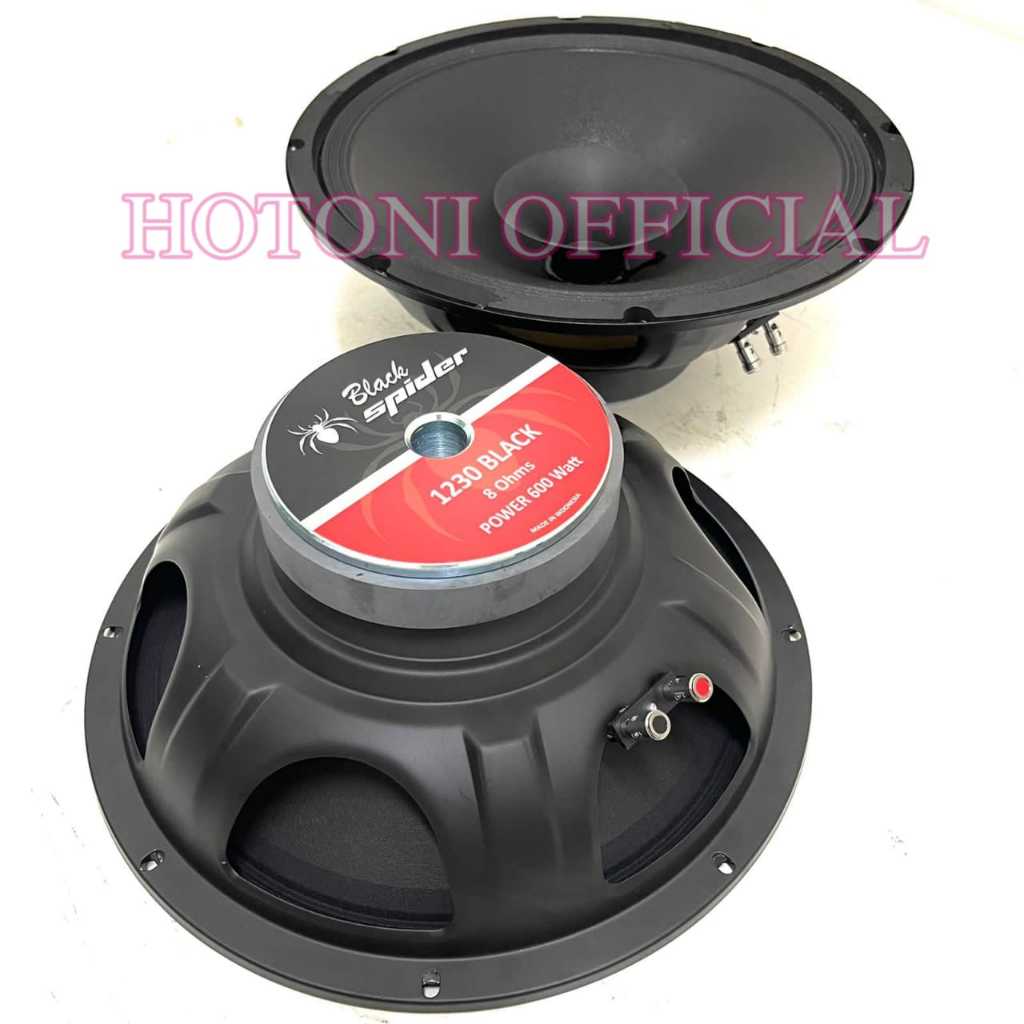 Speaker Komponen BlackSpider 1230 12inch 600watt Original Black spider BS 1230 bs1230 ( Bisa COD )