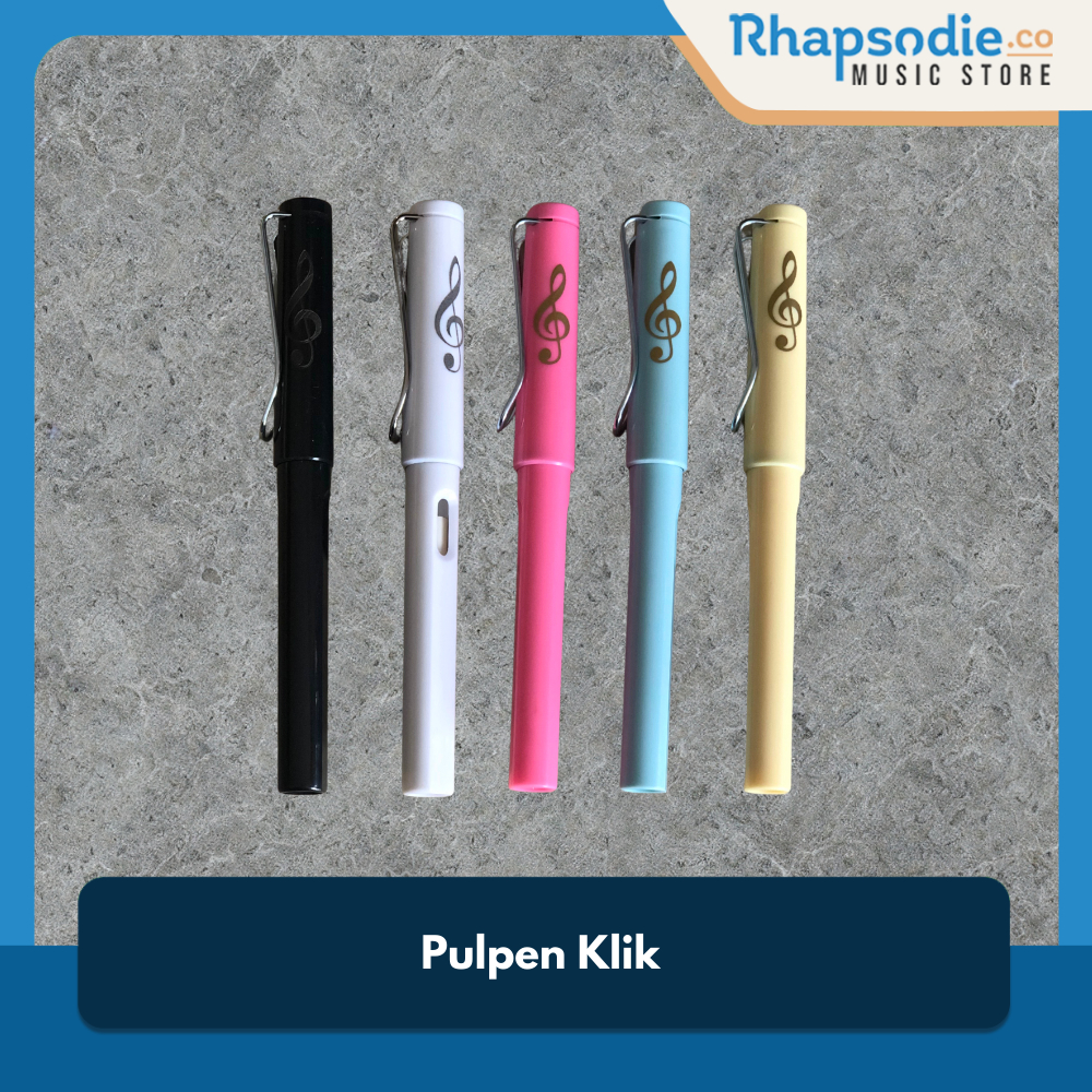 

Pulpen Klik Motif Melody Berwarna