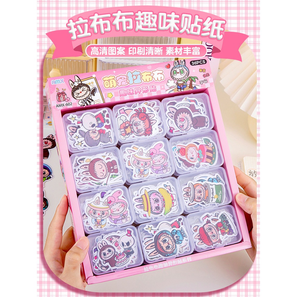 

(Kakabicam) Sticker Box Labubu Characters