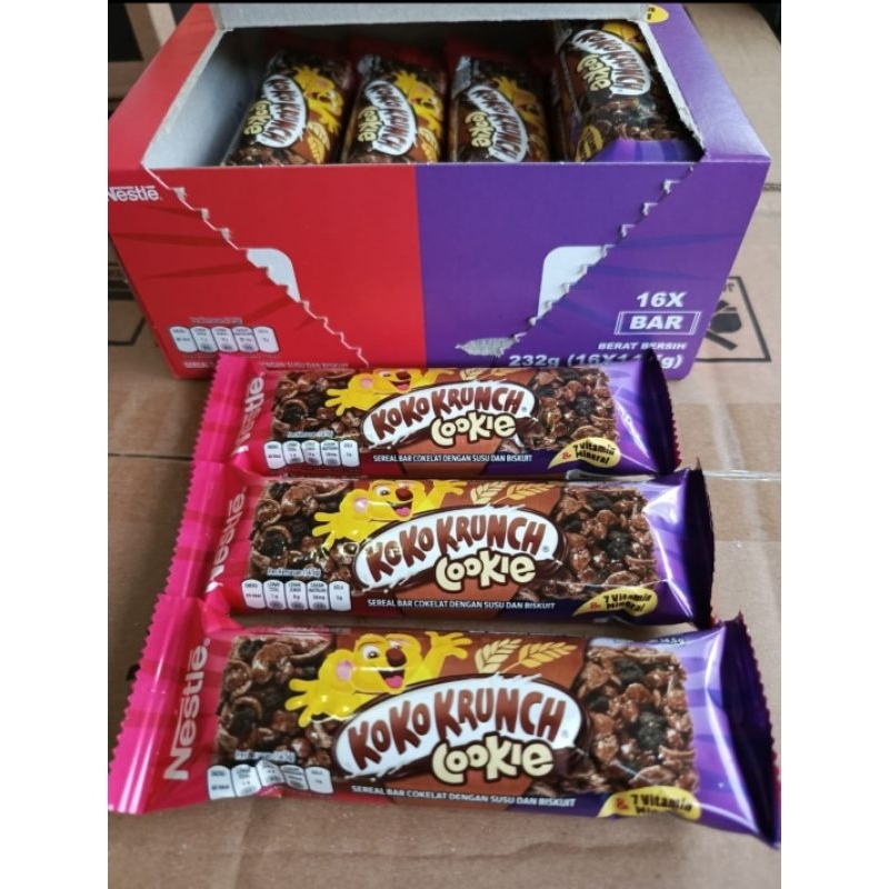 

KOKO CRUNCH COOKIE BAR (HARGA TERTERA INCLUDE 3PCS)