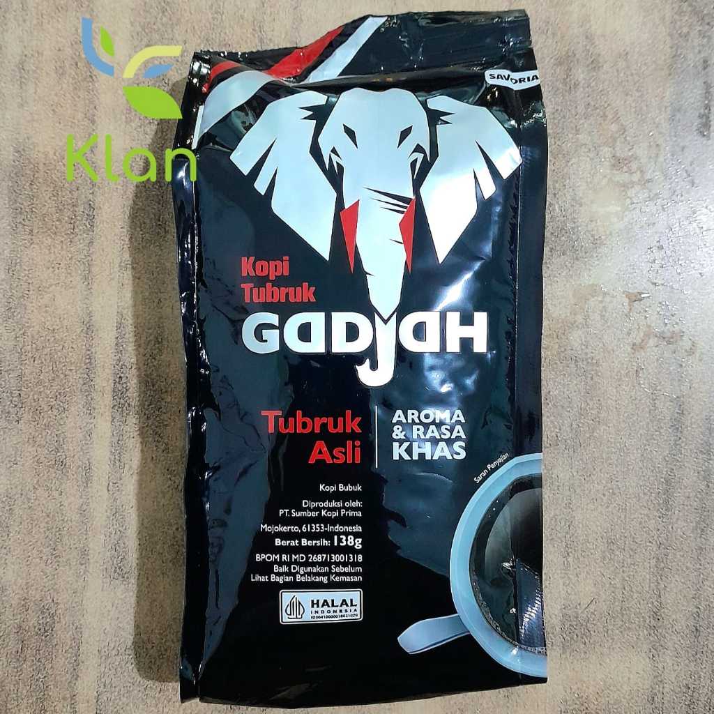 

GADJAH KOPI 138 GR/ KOPI BUBUK/ KOPI TUBRUK GAJAH