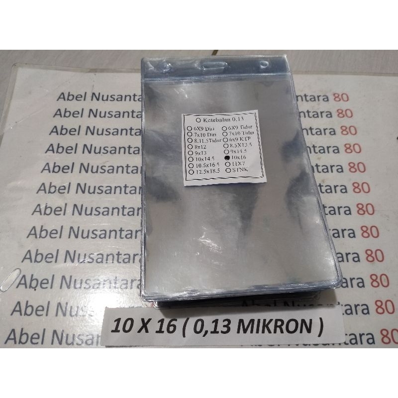 

plastik panitia tebal 0, 13 mikron Uk 10x16cm isi 100 pcs
