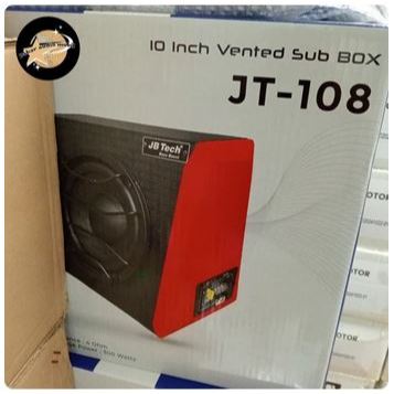 BASS BOX JB TECH JT-108 / BASSTUBE 10 INCH JB TECH JT 108 / JB TECH BASS BOX JT108 / SUBWOOFER AKTIF