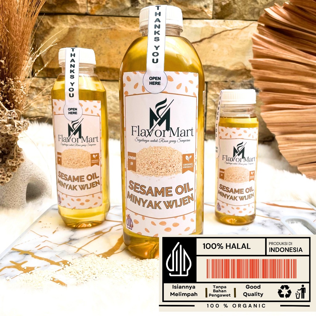 

Sesame Oil - Minyak Wijen Dengan 100% Wijen Asli Korea