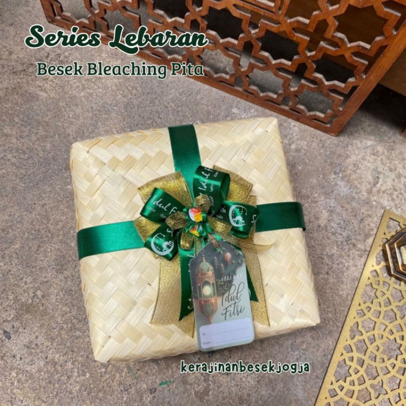 IDUL FITRI | BESEK BLEACH PITA FREE KARTU UCAPAN | besek pita besek cantik besek hampers lebaran bes